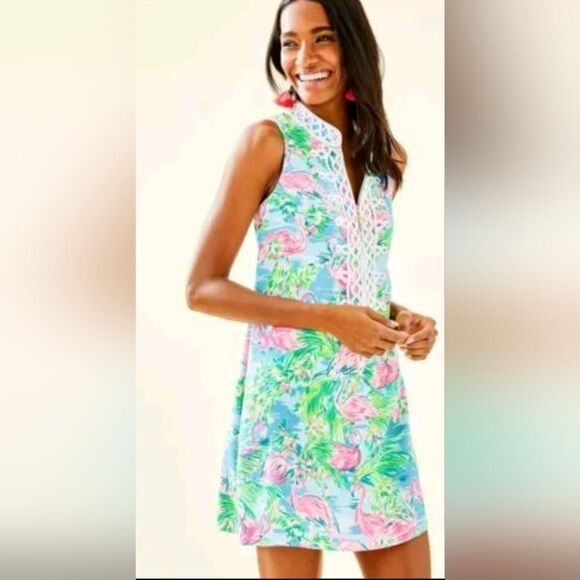 NWT LILLY PULITZER Jane Shift Dress   "FLORIDITA"  size 0 - Picture 1 of 6